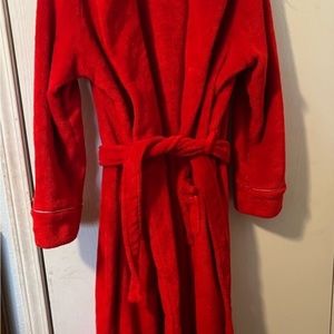 Victoria's Secret Red Plush Robe